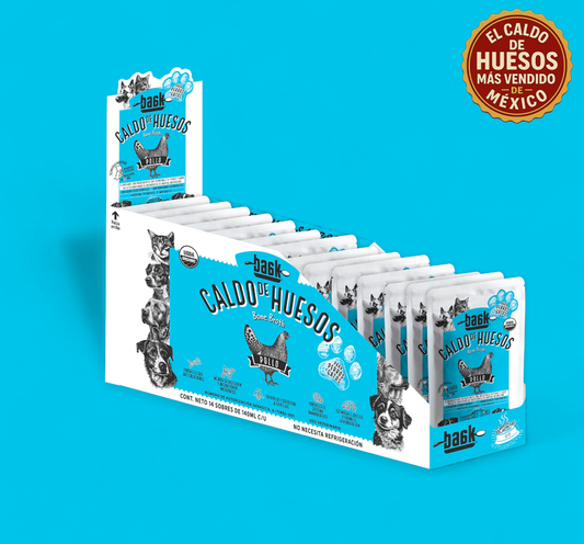 Baak Bone Broth para perros y gatos 14pzas.