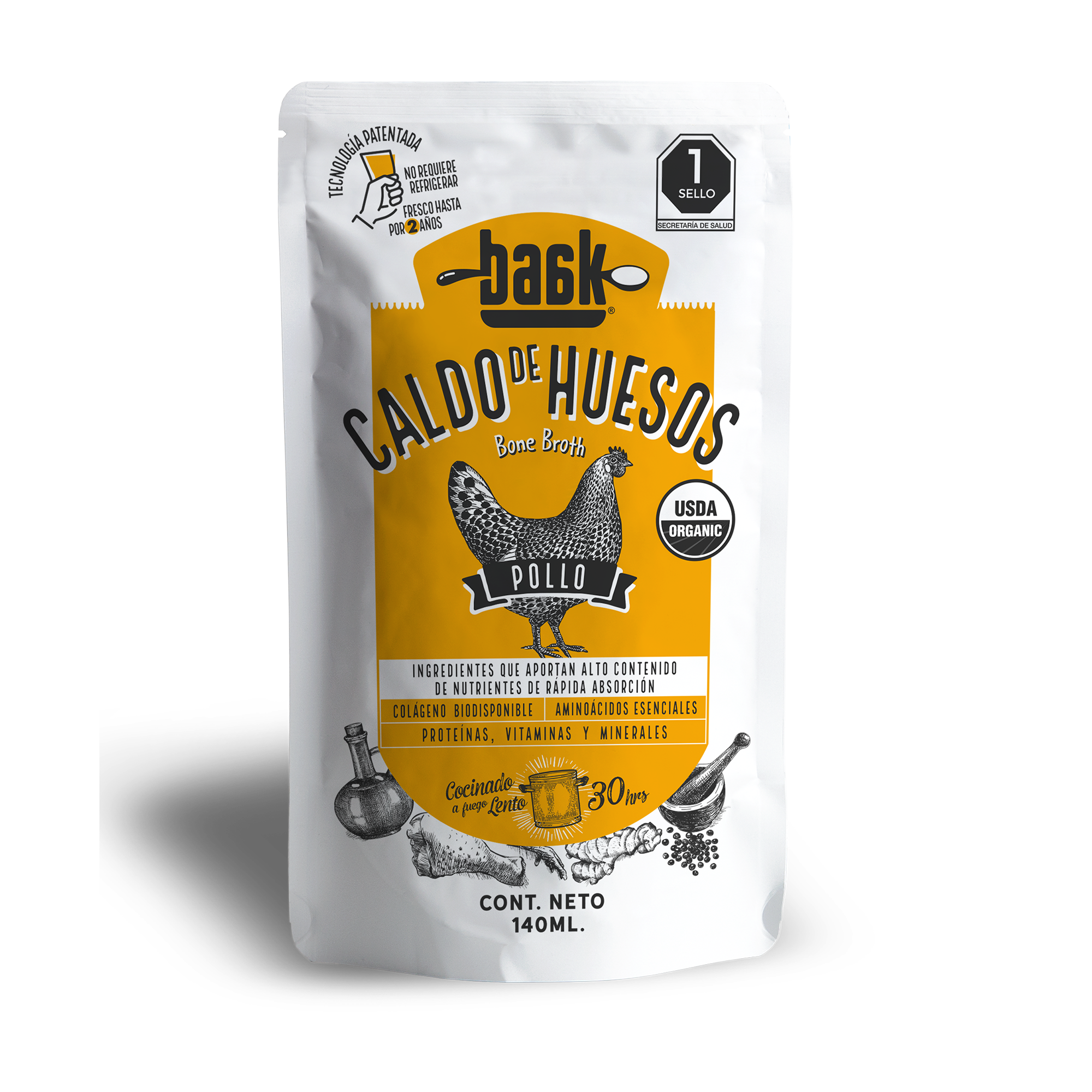 Baak Bone Broth para persona 7pzas.